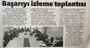 28 Eylül 2021 Yöremiz Gazetesi haberidir.