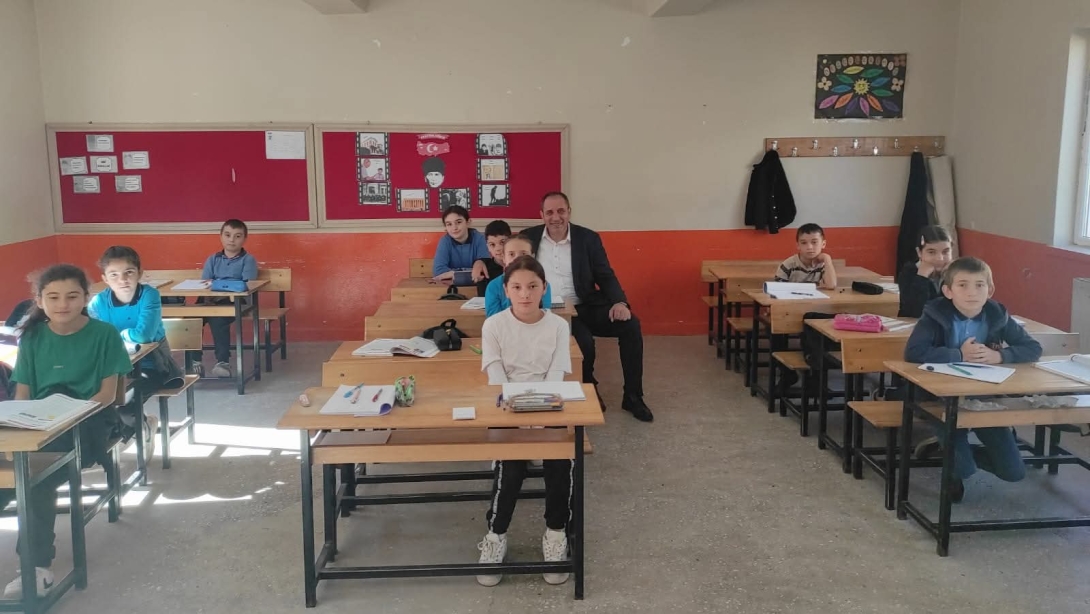İLÇE MİLLİ EĞİTİM ŞUBE MÜDÜRÜMÜZ RAMİS BAŞTUĞ, DİREKBÜKÜ İLK/ORTAOKULUNU ZİYARET ETTİ